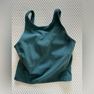 Lululemon tank / forest green color / size 6